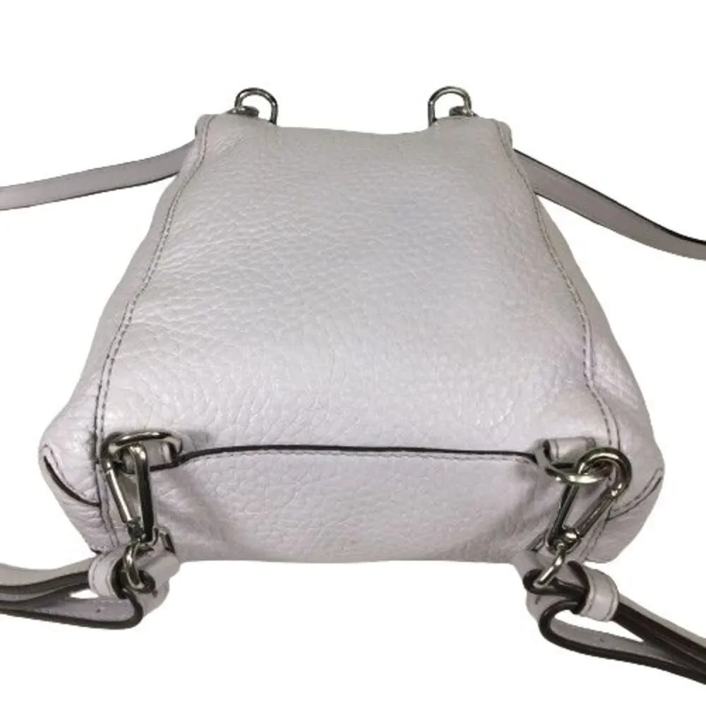 Michael Kors Viv Extra-Small Pebbled Leather Backpack Lavender Mist Soft Lylac